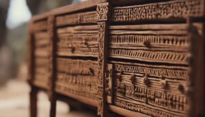 intricate indigenous wood craftsmanship